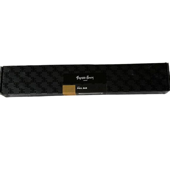 NIB - BUSTER & PUNCH Brass Pull Bar in Cross Knurl pattern, size large - Picture 7 of 7